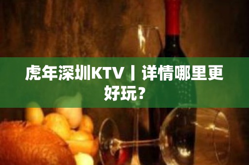 虎年深圳KTV丨详情哪里更好玩？