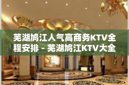 芜湖鸠江人气高商务KTV全程安排 - 芜湖鸠江KTV大全 