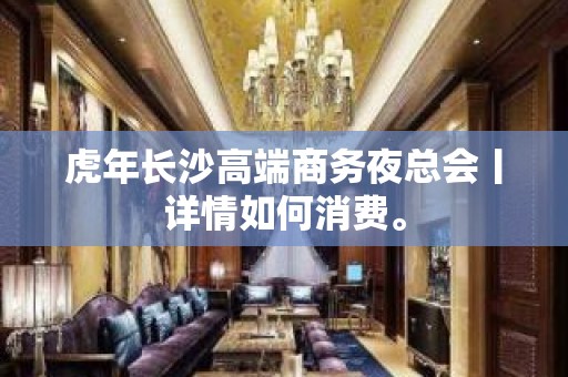 虎年长沙高端商务夜总会丨详情如何消费。