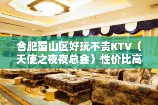 合肥蜀山区好玩不贵KTV（天使之夜夜总会）性价比高。