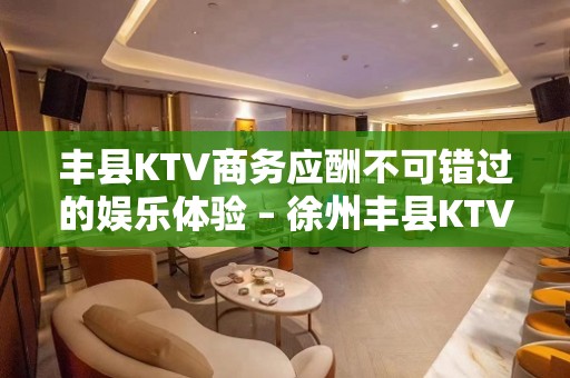 丰县KTV商务应酬不可错过的娱乐体验 – 徐州丰县KTV排名大全