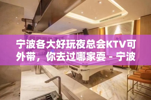 宁波各大好玩夜总会KTV可外带，你去过哪家耍 - 宁波鄞州KTV大全 