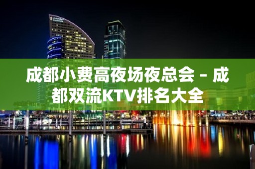 成都小费高夜场夜总会 – 成都双流KTV排名大全