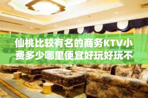 仙桃比较有名的商务KTV小费多少哪里便宜好玩好玩不贵的商务k - 仙桃彭场KTV大全 