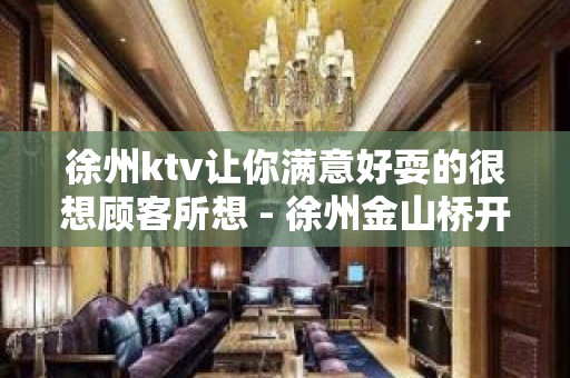 徐州ktv让你满意好耍的很想顾客所想 - 徐州金山桥开发区KTV大全 