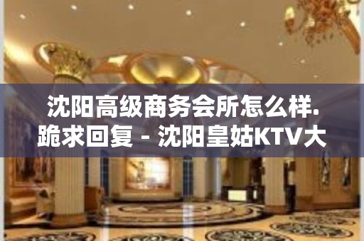 沈阳高级商务会所怎么样.跪求回复 - 沈阳皇姑KTV大全 