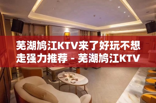 芜湖鸠江KTV来了好玩不想走强力推荐 - 芜湖鸠江KTV大全 