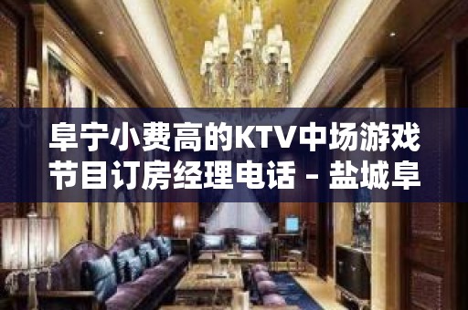 阜宁小费高的KTV中场游戏节目订房经理电话 – 盐城阜宁KTV排名大全