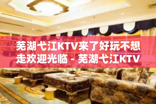 芜湖弋江KTV来了好玩不想走欢迎光临 - 芜湖弋江KTV大全 