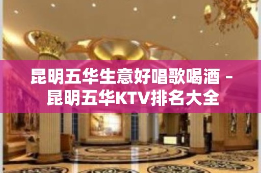 昆明五华生意好唱歌喝酒 – 昆明五华KTV排名大全