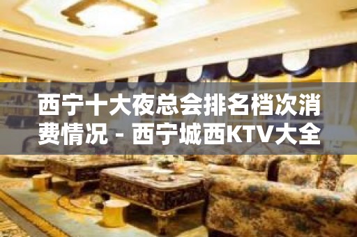 西宁十大夜总会排名档次消费情况 - 西宁城西KTV大全 