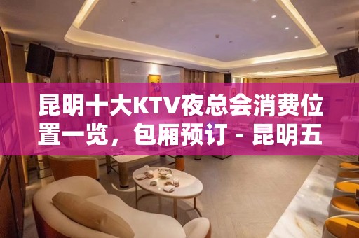 昆明十大KTV夜总会消费位置一览，包厢预订 - 昆明五华KTV大全 