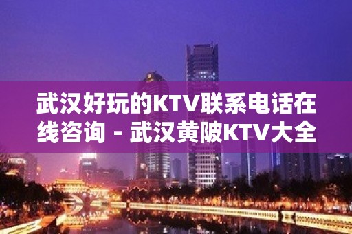 武汉好玩的KTV联系电话在线咨询 - 武汉黄陂KTV大全 