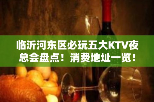 临沂河东区必玩五大KTV夜总会盘点！消费地址一览！ - 临沂河东KTV大全 