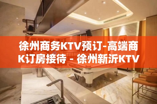 徐州商务KTV预订-高端商K订房接待 - 徐州新沂KTV大全 