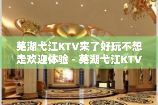 芜湖弋江KTV来了好玩不想走欢迎体验 - 芜湖弋江KTV大全 