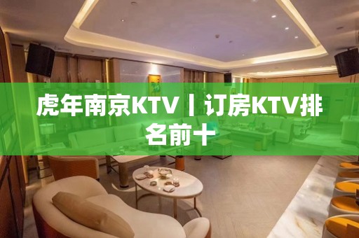 虎年﻿南京KTV丨订房KTV排名前十