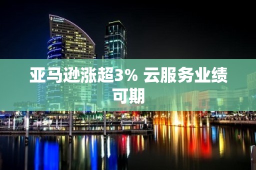 亚马逊涨超3% 云服务业绩可期