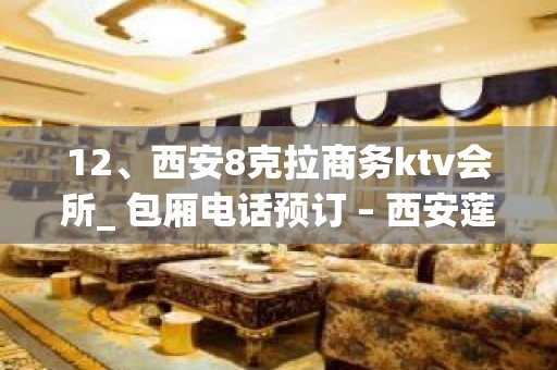 12、西安8克拉商务ktv会所_ 包厢电话预订 – 西安莲湖西大街KTV排名大全