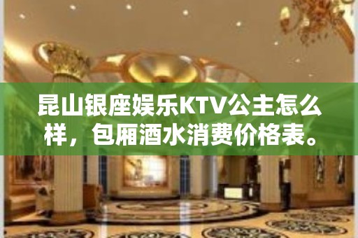 昆山银座娱乐KTV公主怎么样，包厢酒水消费价格表。