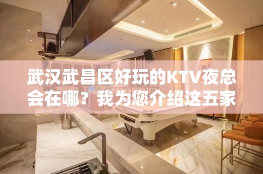 武汉武昌区好玩的KTV夜总会在哪？我为您介绍这五家 - 武汉武昌KTV大全 