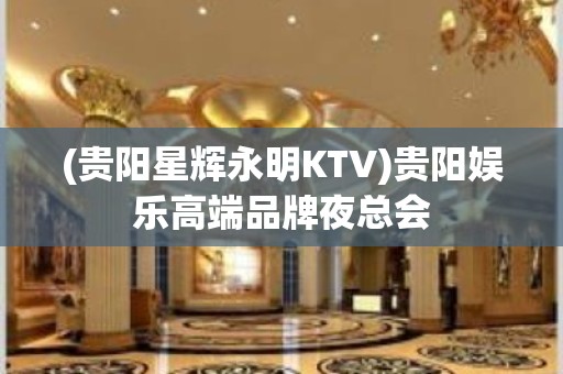 (贵阳星辉永明KTV)贵阳娱乐高端品牌夜总会