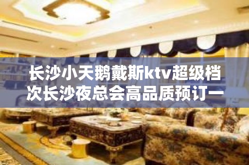 长沙小天鹅戴斯ktv超级档次长沙夜总会高品质预订一览