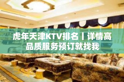 虎年天津KTV排名丨详情高品质服务预订就找我