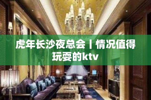 虎年长沙夜总会丨情况值得玩耍的ktv