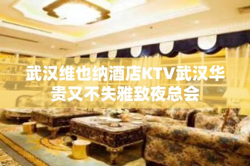 武汉维也纳酒店KTV武汉华贵又不失雅致夜总会