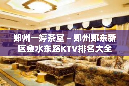 郑州一婷茶室 – 郑州郑东新区金水东路KTV排名大全