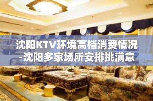 沈阳KTV环境高档消费情况-沈阳多家场所安排挑满意再消费