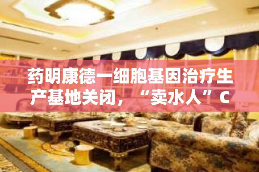 药明康德一细胞基因治疗生产基地关闭，“卖水人”CDMO泡沫将破？基地投入运营仅1年半，尚未进行商业化生产