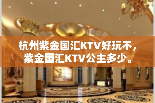 杭州紫金国汇KTV好玩不，紫金国汇KTV公主多少。