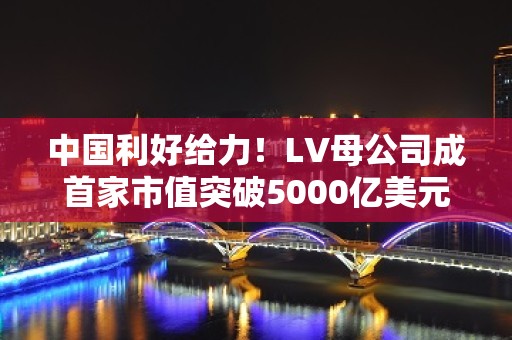 中国利好给力！LV母公司成首家市值突破5000亿美元的欧洲企业