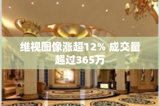 维视图像涨超12% 成交量超过365万