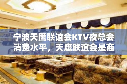 宁波天鹰联谊会KTV夜总会消费水平，天鹰联谊会是商务的吗。