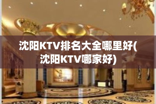 沈阳KTV排名大全哪里好(沈阳KTV哪家好)