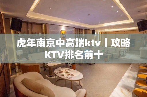 虎年﻿南京中高端ktv丨攻略KTV排名前十