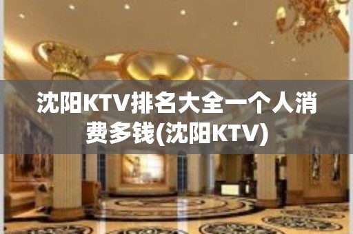 沈阳KTV排名大全一个人消费多钱(沈阳KTV)