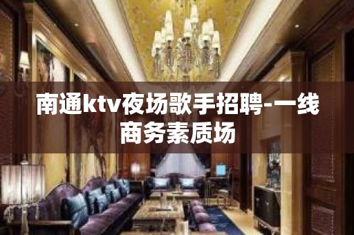 南通ktv夜场歌手招聘-一线商务素质场