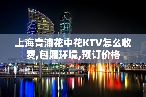 上海青浦花中花KTV怎么收费,包厢环境,预订价格