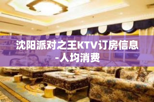 沈阳派对之王KTV订房信息-人均消费