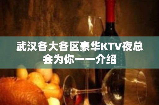 武汉各大各区豪华KTV夜总会为你一一介绍