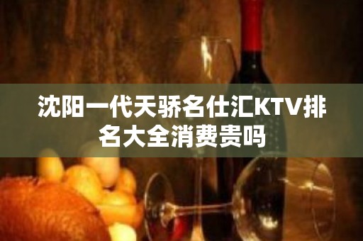 沈阳一代天骄名仕汇KTV排名大全消费贵吗