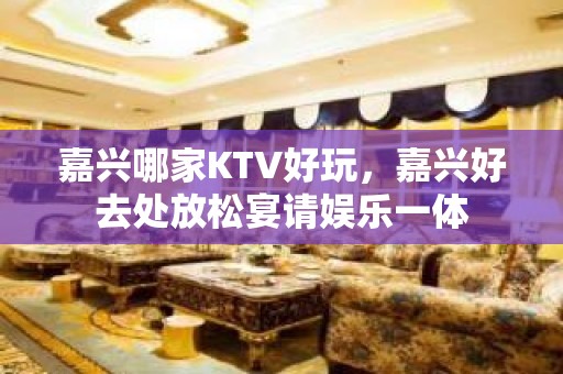 嘉兴哪家KTV好玩，嘉兴好去处放松宴请娱乐一体