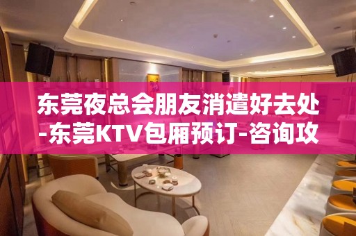 东莞夜总会朋友消遣好去处-东莞KTV包厢预订-咨询攻略