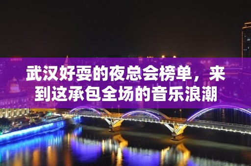 武汉好耍的夜总会榜单，来到这承包全场的音乐浪潮