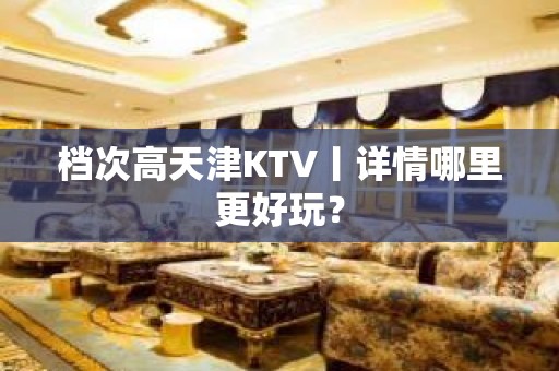 档次高天津KTV丨详情哪里更好玩？