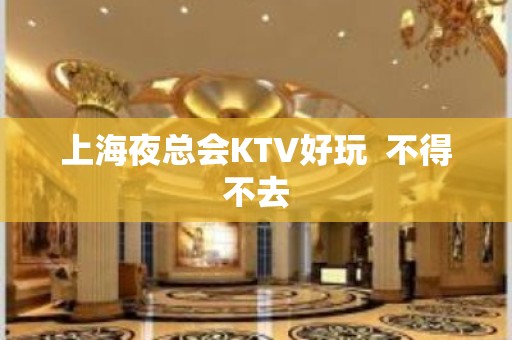 上海夜总会KTV好玩  不得不去